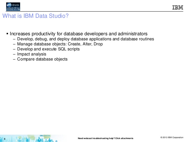 what is ibm data studio